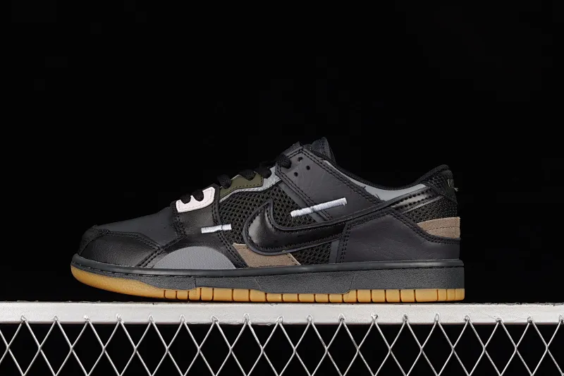 All categories Nk SB Dunk series Nk SB Dunk Low low-top skate shoes Nk Dunk Scrap stitching low-top skate shoes DB0500-001